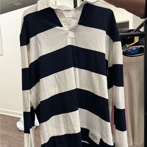 Moncler Archive Navy and White Shirt